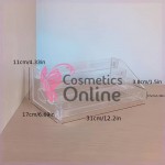 Suport pentru lacuri/ oje de unghii din acril cu 4 nivele STM01BB Transparent